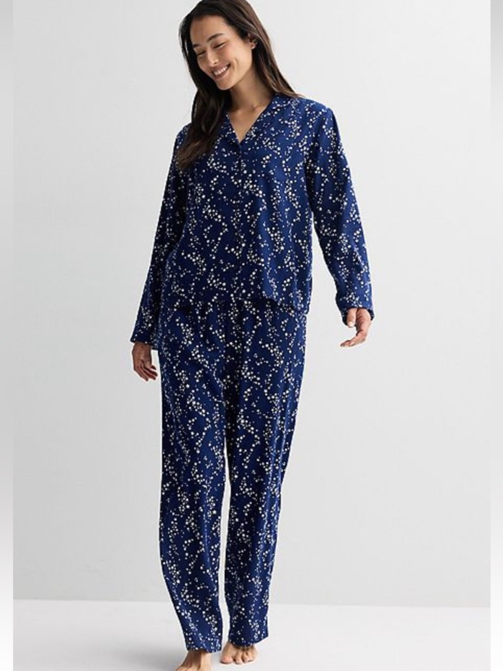 Sonoma Navy Blue Star Dot Printed Pajama Set